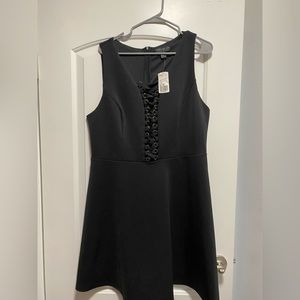 F21+ black dress